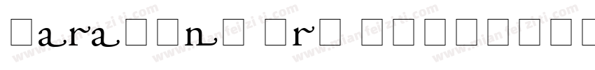 Garamond Pro SSi字体转换
